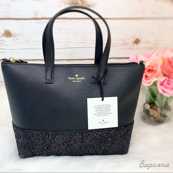 Kate Spade Greta Court Ina Black Bag WKRU5610 $169 - Picture 5 of 6